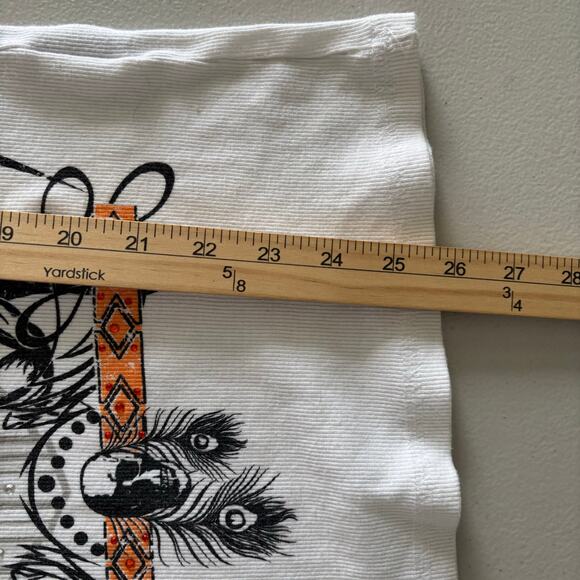 Harley Davidson Women's Large White Fallen Angel Tribal Graphic Biker Tank Tops - Picture 6 of 10